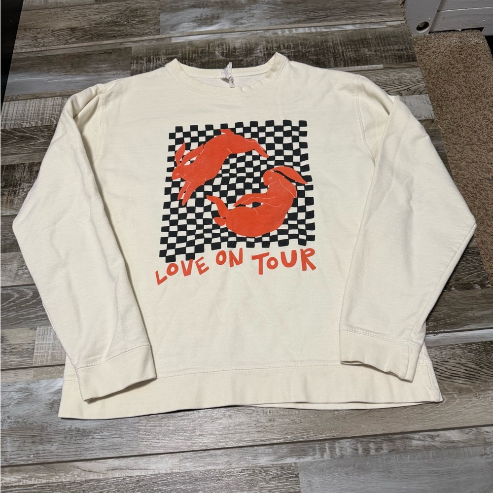 Harry Styles Love On Tour Graphic Long Sleeve Concert Tour Top